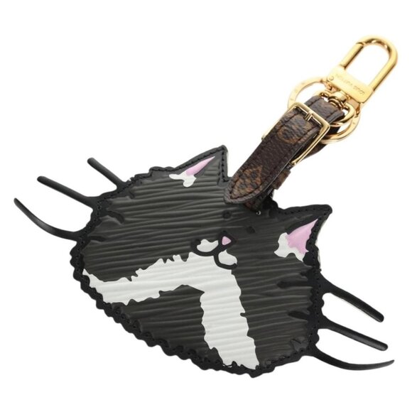 Louis Vuitton Accessories - LOUIS VUITTON Monogram Catgram Porte Address Key Holder Gray MP2282 Auth 145598A